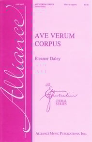 Ave Verum Corpus SSAA choral sheet music cover Thumbnail